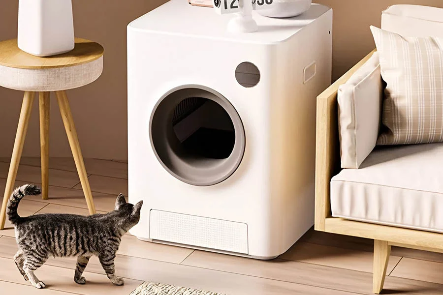 cat robot litter