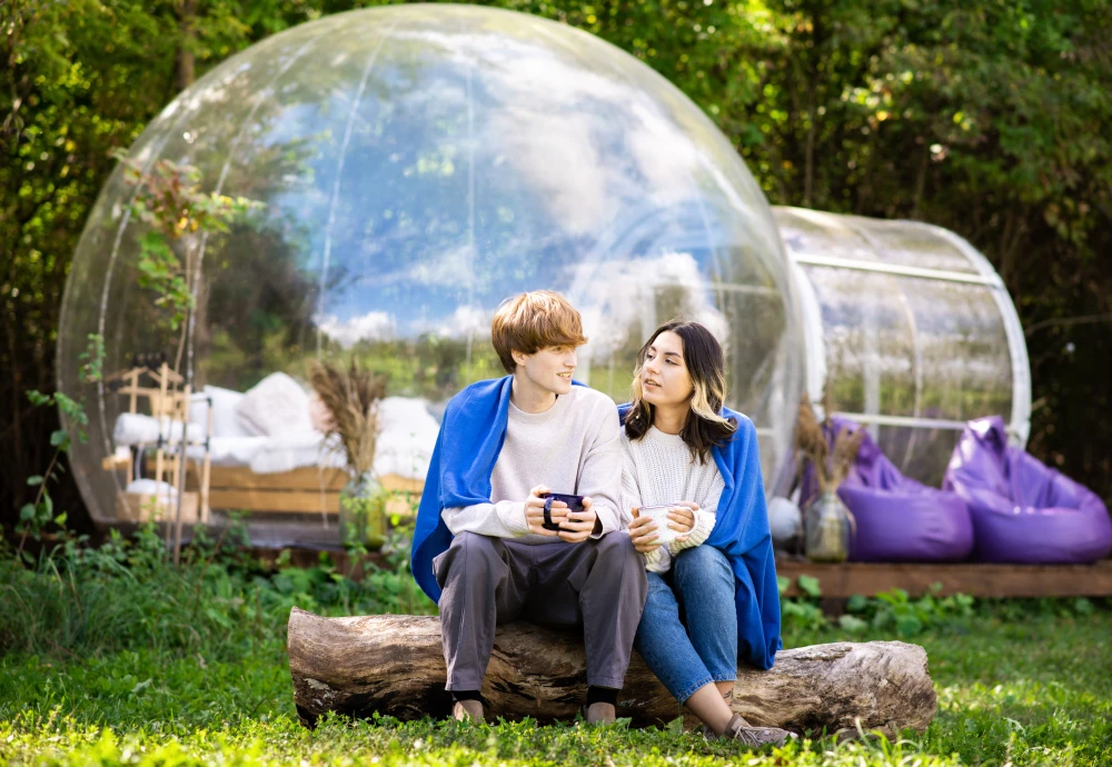 transparent crystal tents