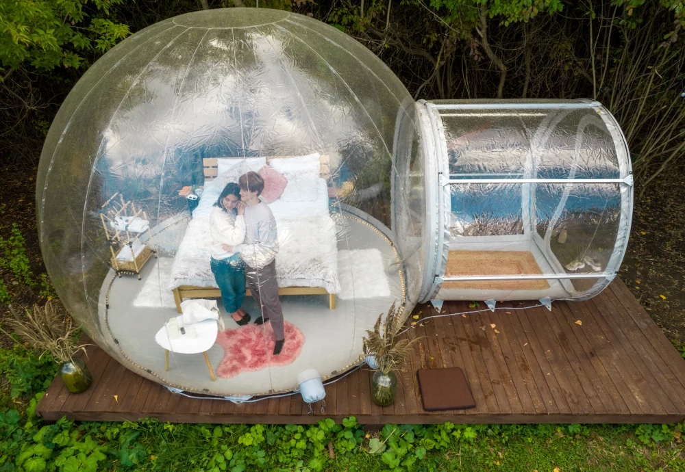 transparent crystal tents