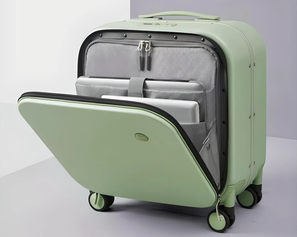 mini suitcase on wheels