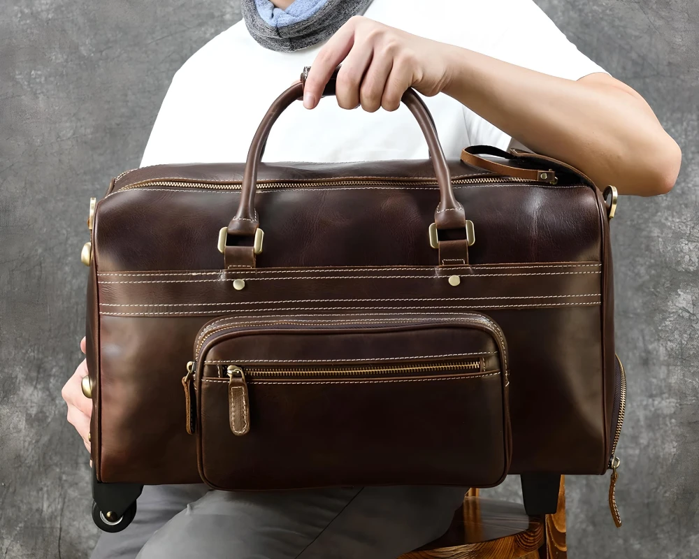 wheeled luggage bags
